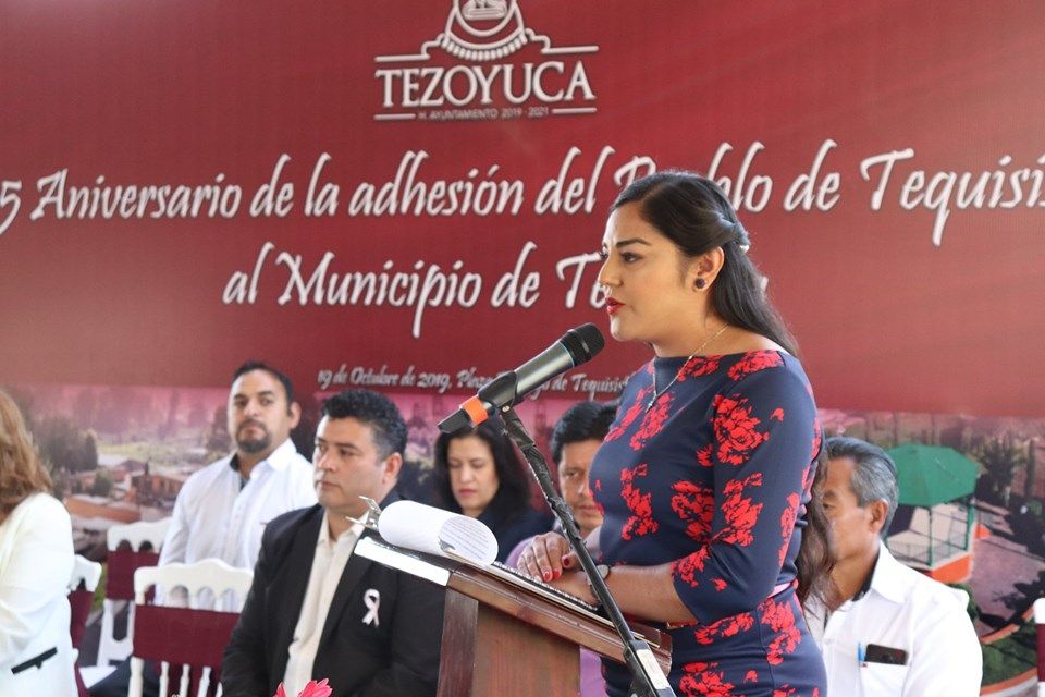 Alcaldesa Jazmín Chávez destacó trascendencia histórica de Tezoyuca