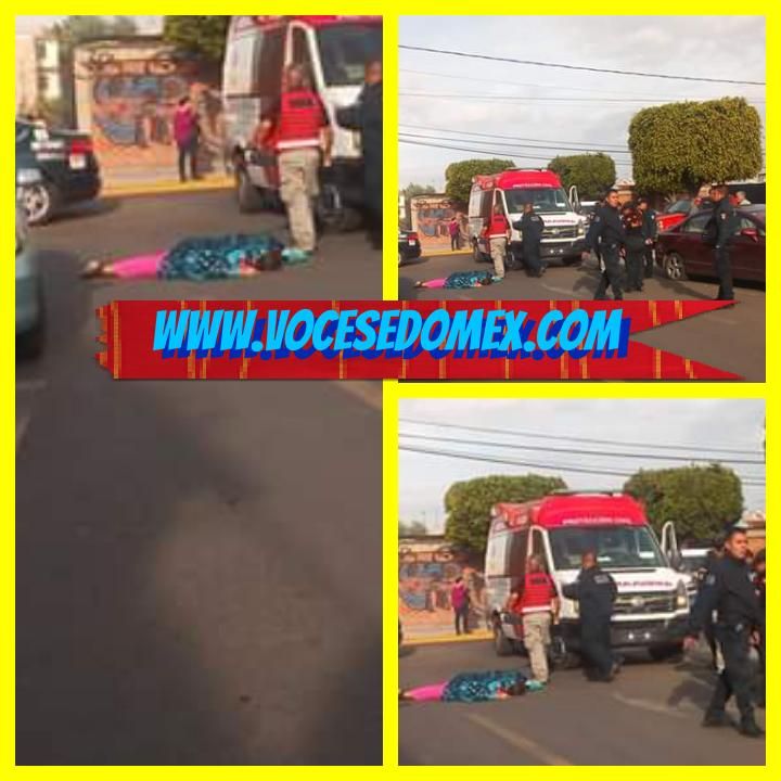 Microbús de la línea Moctezuma mata a mujer de la tercera edad en Texcoco