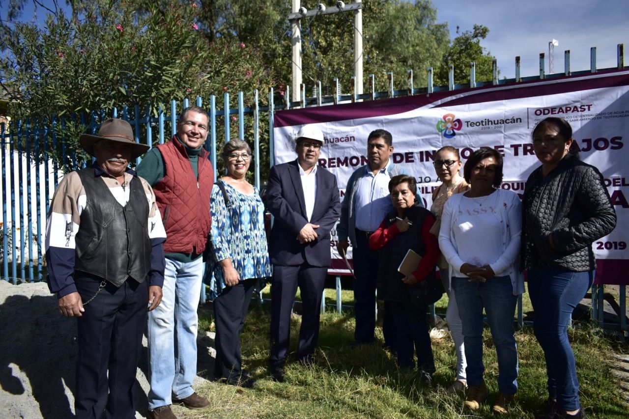 Mantenimiento rehabilitación y equipamiento de pozo en Teotihuacán
