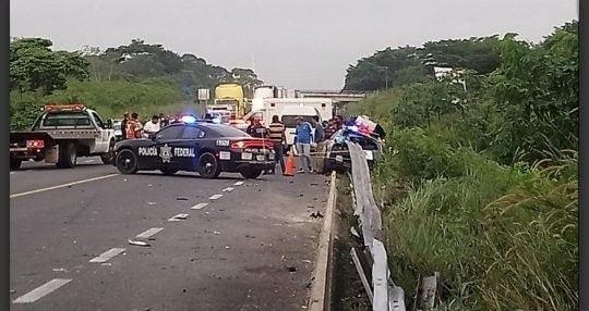MUERE POLICÍA FEDERAL EN ACCIDENTE EN LAS CHOAPAS.