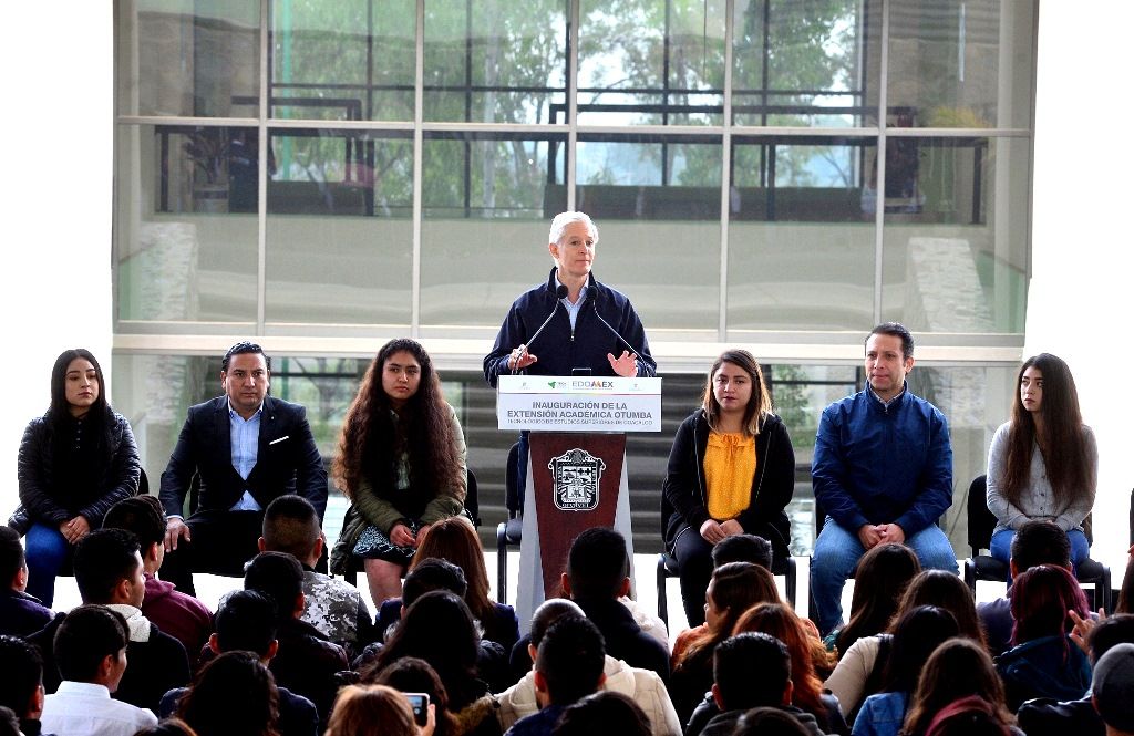 Alfredo del Mazo inaugura plantel de Extensión Académica Otumba del Tecnológico de Estudios Superiores de Coacalco