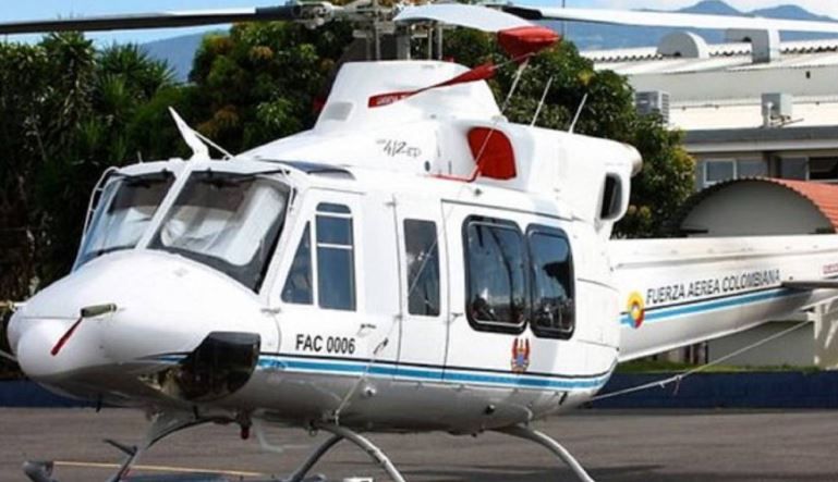 Muerte y destrucción causa accidente de helicóptero presidencial de Colombia
