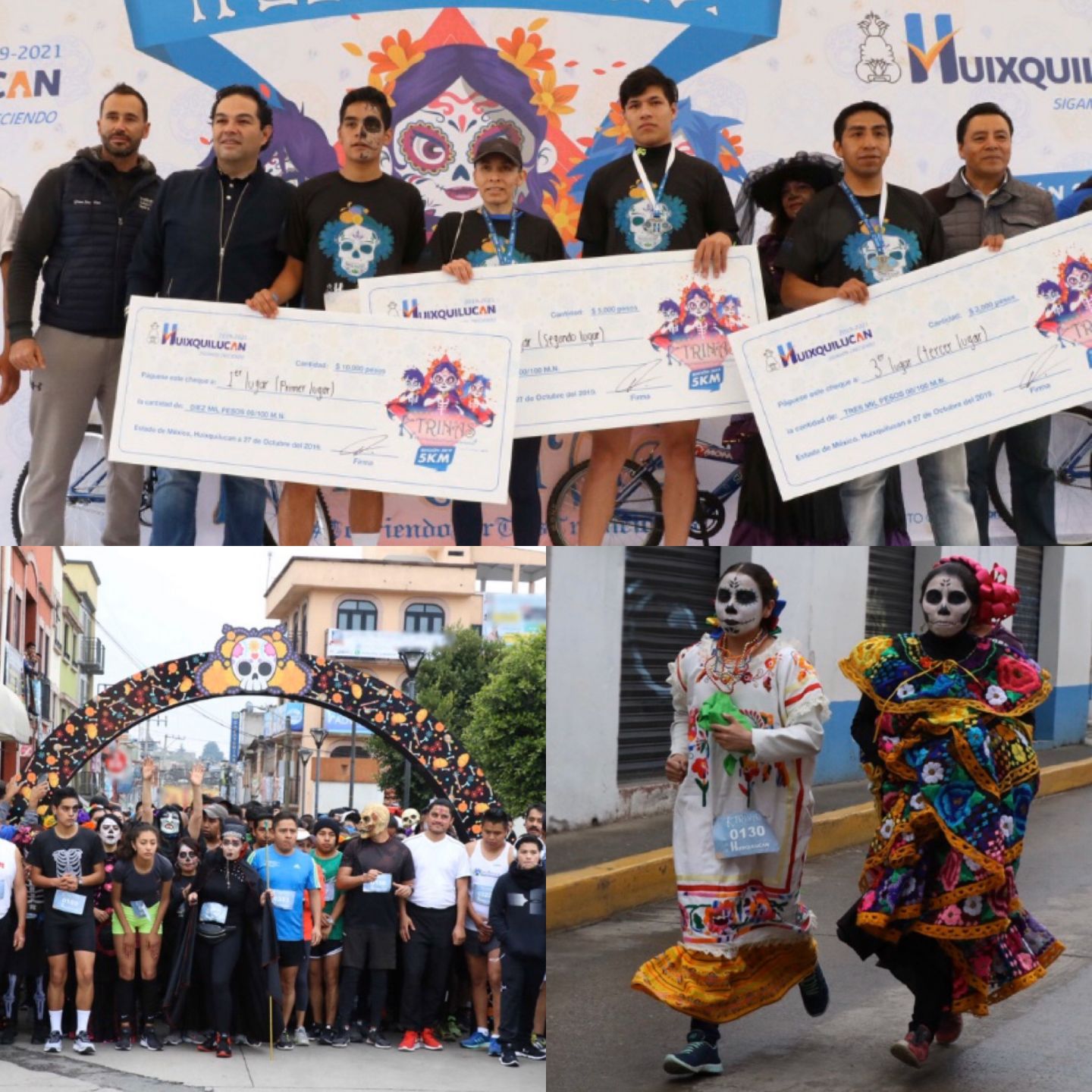 Se llena Huixquilucan de color con la ’Carrera de Ktrinas 2019’