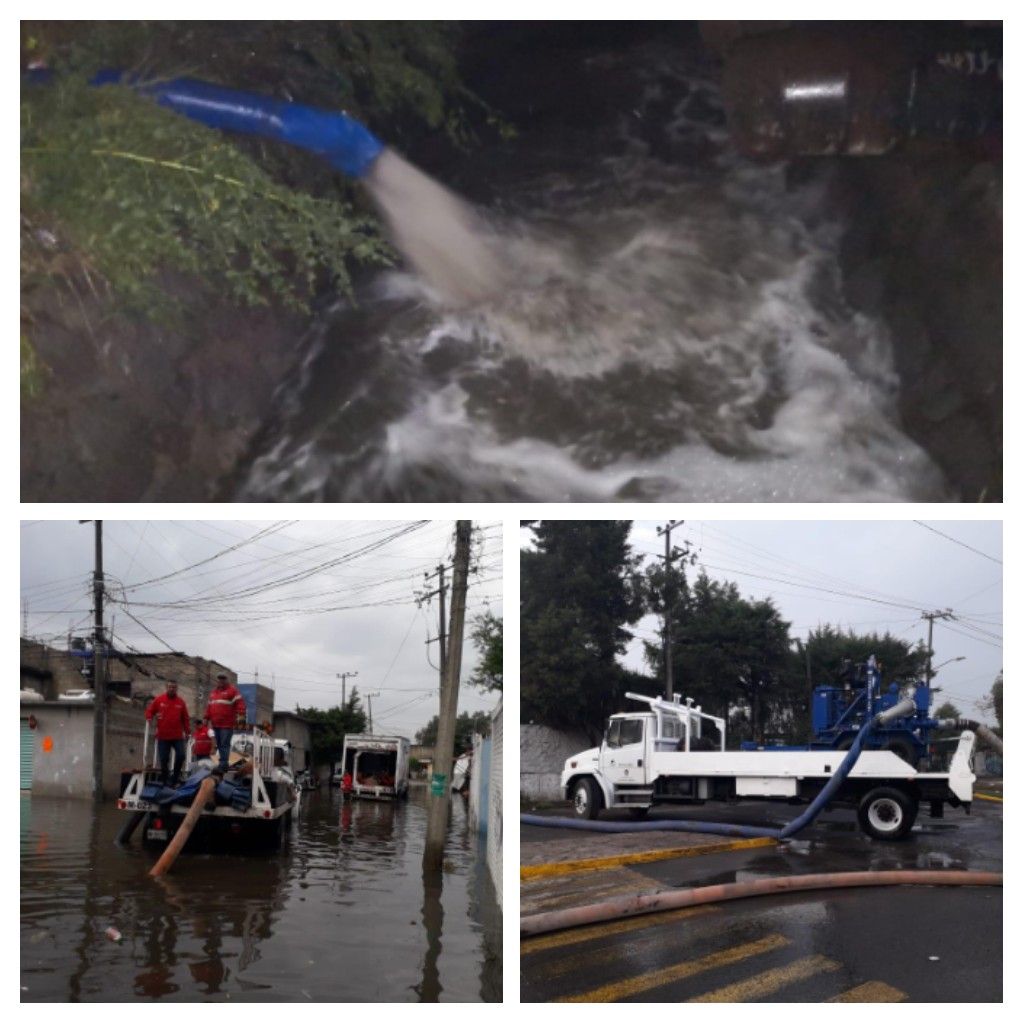 Grupo Tlaloc atiende contingencia en municipios por inundaciones ante lluvias