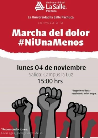 Convocan a marchas en repudio a feminicidios y violencia en Hidalgo