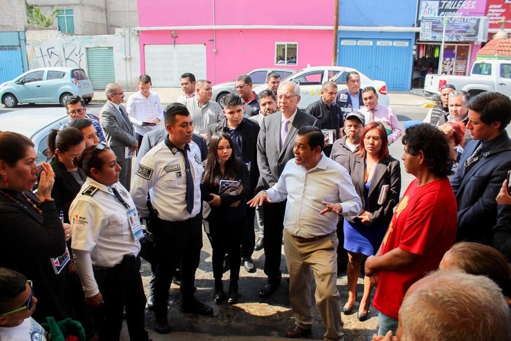 Recibe alcalde de neza a representantes de corporaciones policíacas del país 