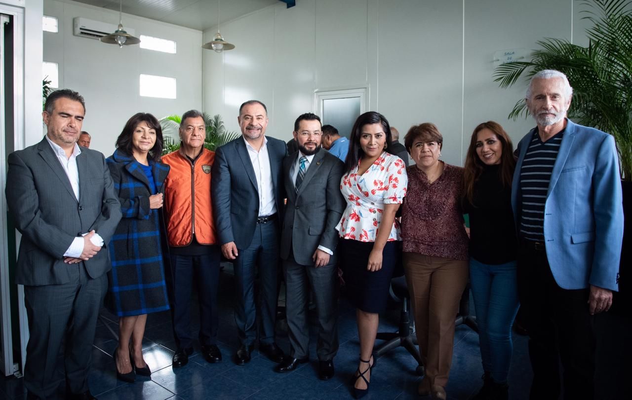 Miguel Gutiérrez se reúne con el presidente de la CONCAEM y empresarios de Chalco