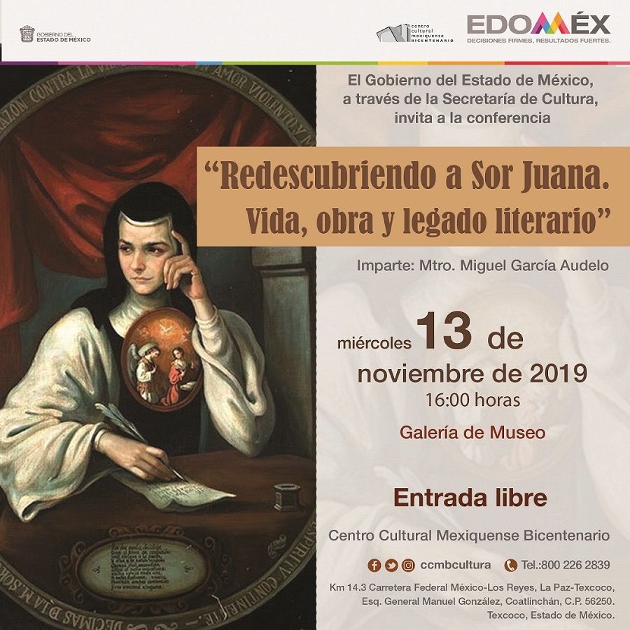  Celebran natalicio de Sor Juana Inés de la Cruz en CCMB y en Nepantla 
