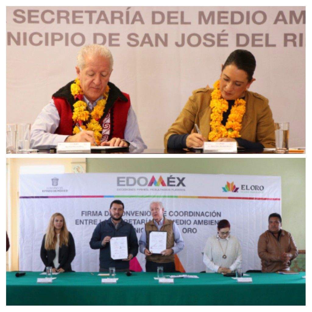 Firman convenio para la conservación de los recursos naturales en la entidad Mexiquense
