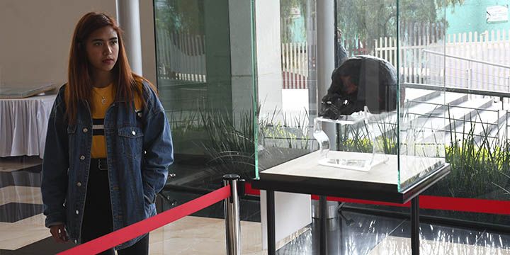 Gobierno de Chimalhuacan resalta exposiciones de arqueologia y cultura en el Auditorio Acolmixtle Nezahualcoyotl