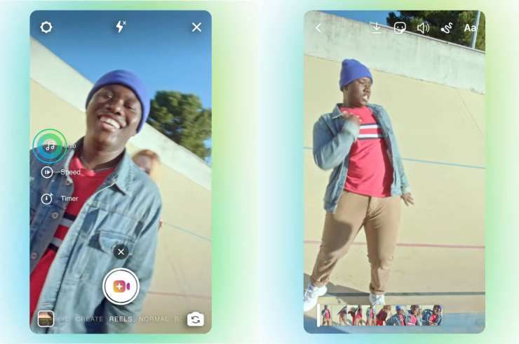 Instagram lanza Reels, una copia de TikTok para crear videos musicales cortos
