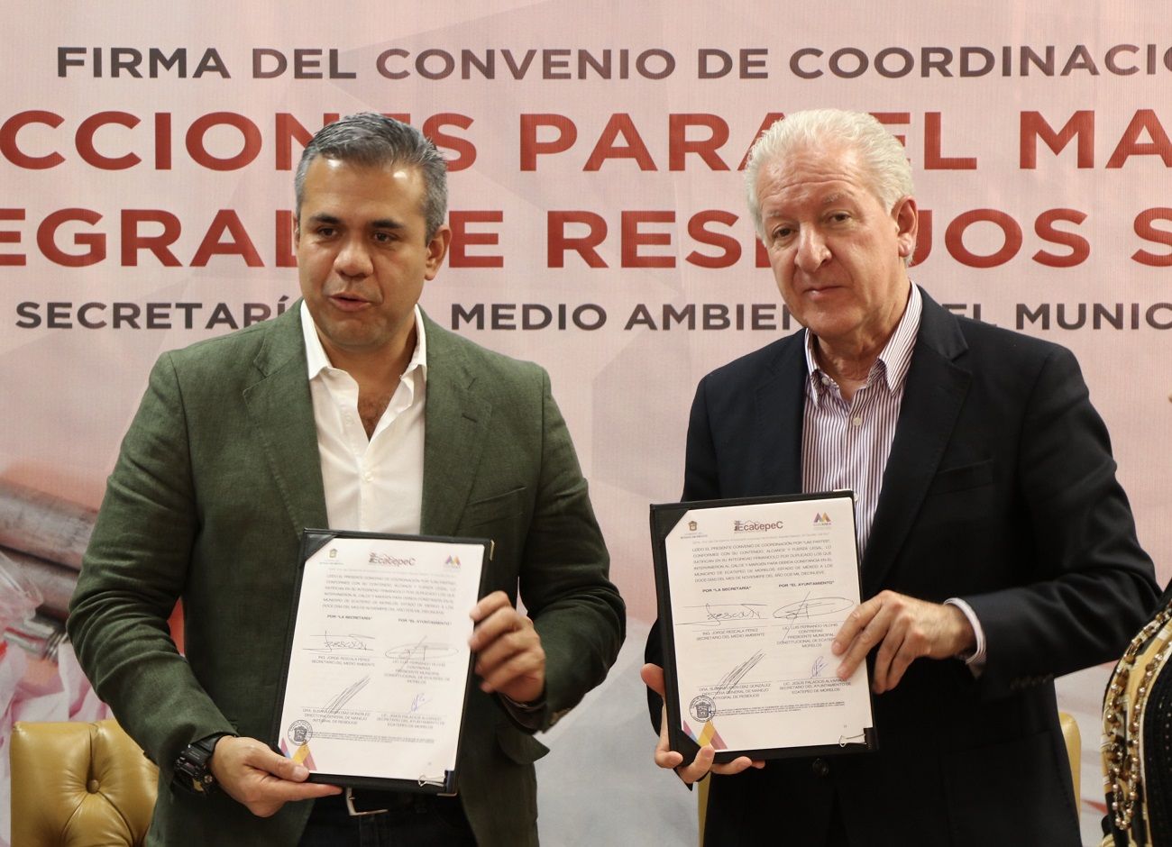 Ecatepec firma convenio para el manejo de residuos sólidos 