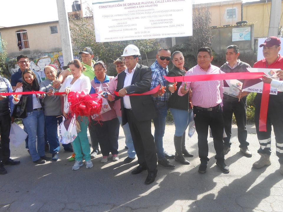 Ayuntamiento mejora infraestructura urbana en Teotihuacán