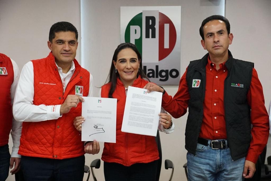 CEN ratifica permanencia de Erika Rodríguez al frente de dirigencia del PRI en Hidalgo por 60 días más
