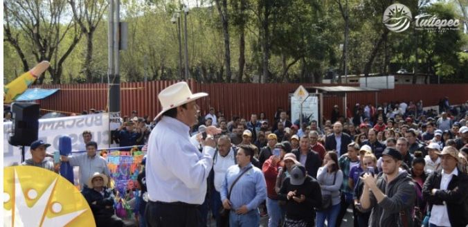 Expulsan de la CDMX a alcalde de Tultepec por manifestarse en San Lázaro 