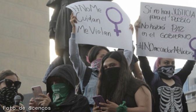 Feministas anuncian marcha al Zócalo; el lunes 25 piden evitar presencia de policías