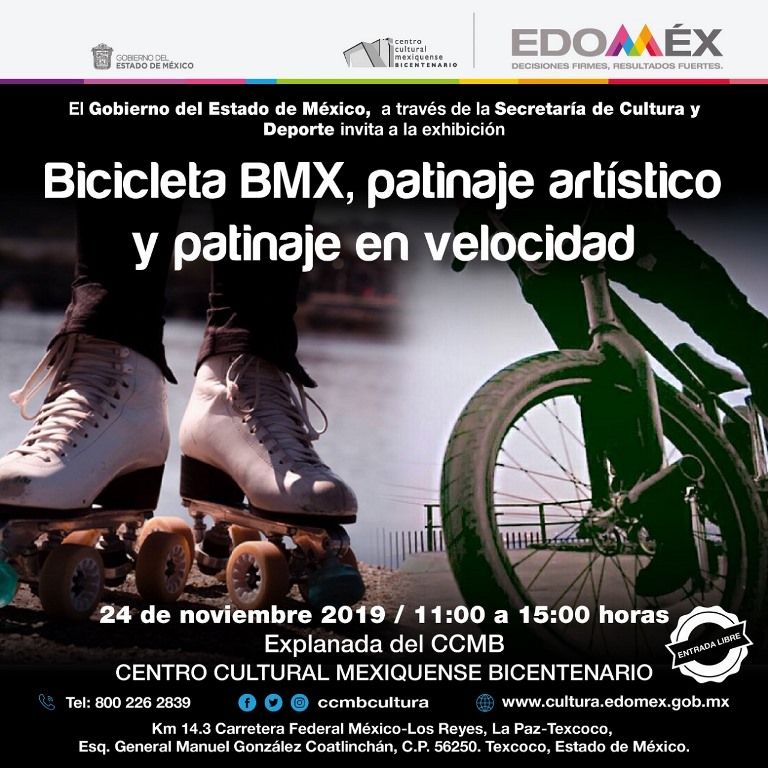 El Museo del Deporte organiza jornada de bicicleta BMX, patinaje artístico y de velocidad