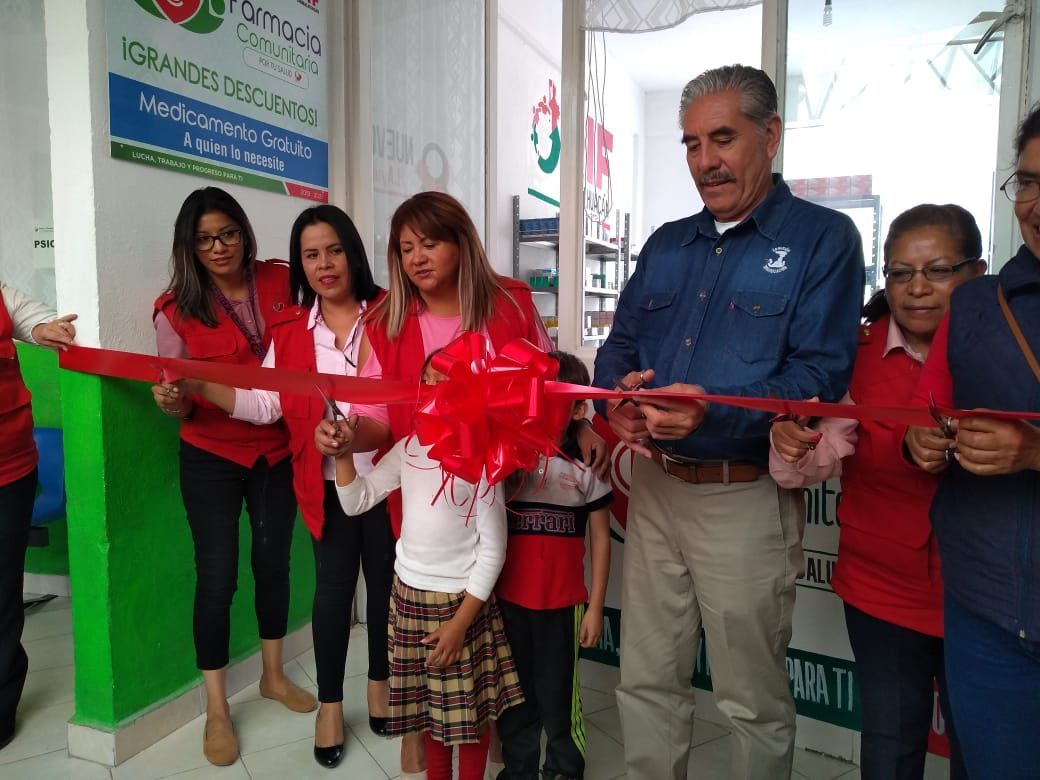 DIF Chimalhuacán inaugura farmacia comunitaria en Acuitlapilco
