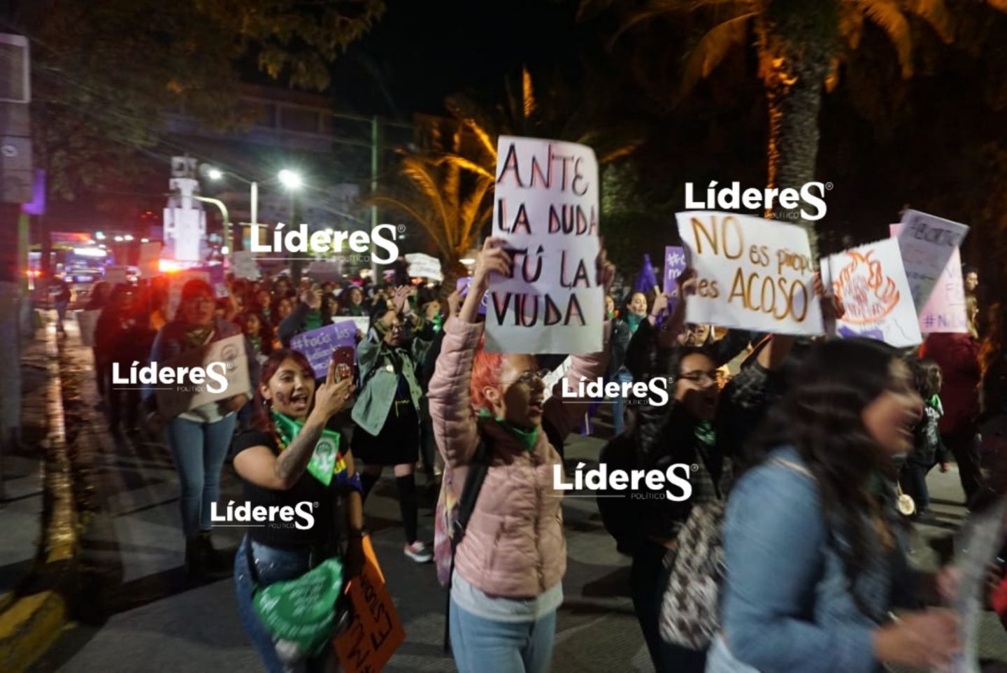 En Hidalgo marchan mujeres en demanda de la despenalización del aborto