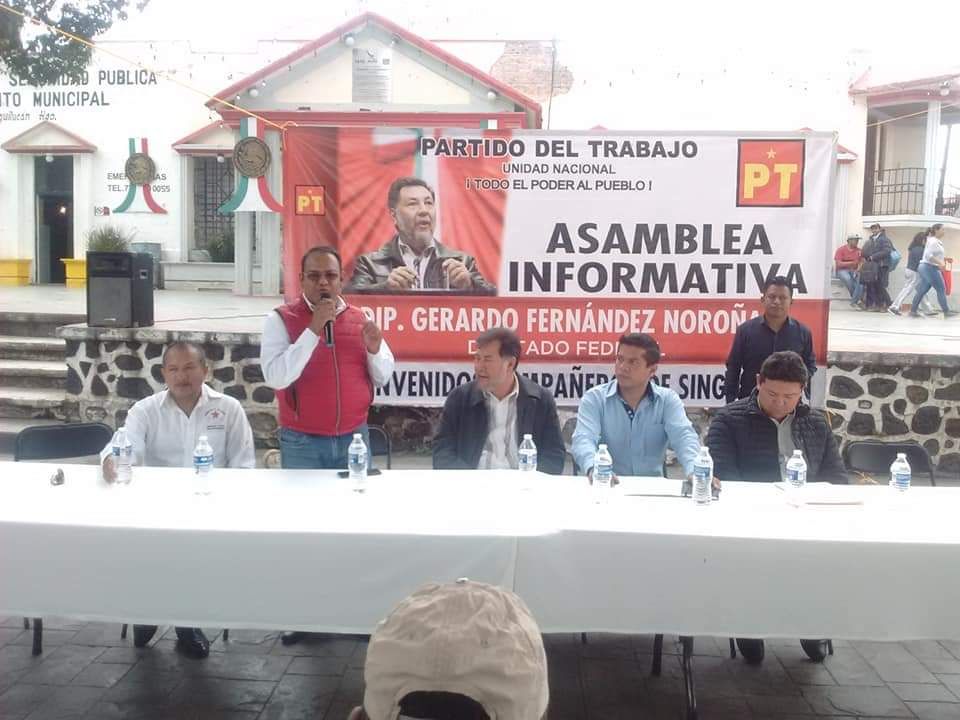 PT México no reconoce a supuestos dirigentes petistas de Hidalgo anteriores a Calixto