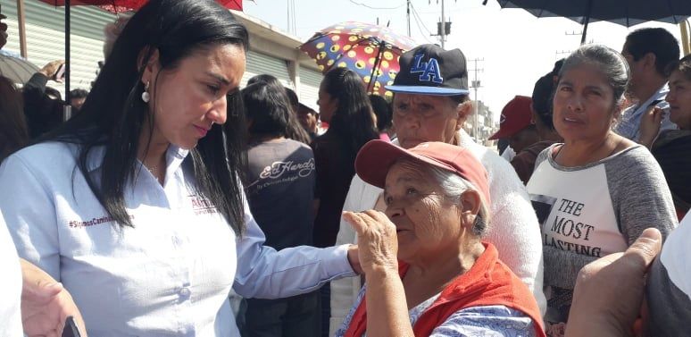 Karla Almazán Burgos, trabaja en Tezoyuca la gestión de casi 3 mil metros cúbicos en Ejidos de Tequisistlán