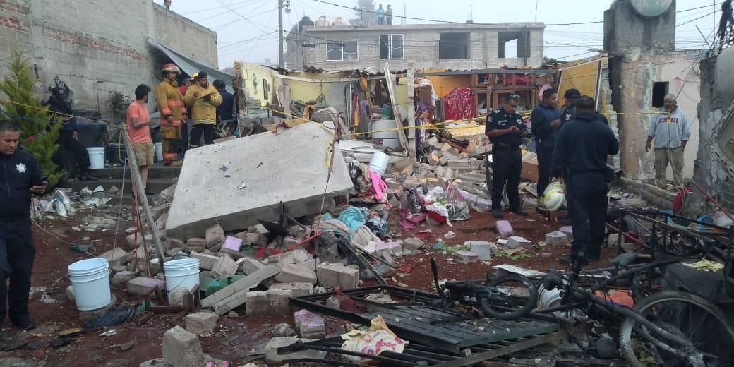 Explosión en #Tultepec deja dos muertos y un herido 