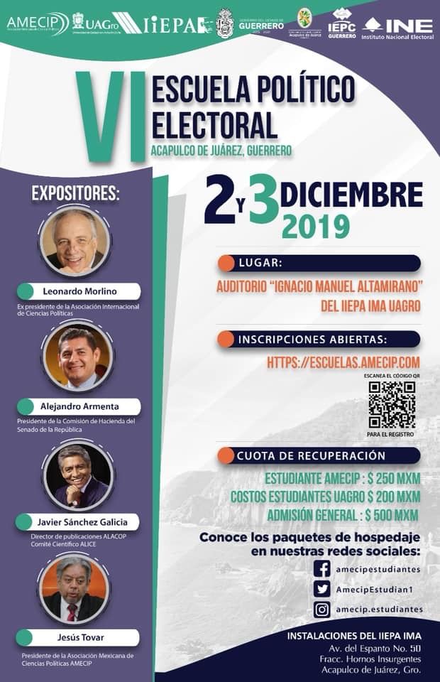 Participa el IEPC Guerrero en la VI Escuela Político Electoral; se desarrolla en Acapulco 