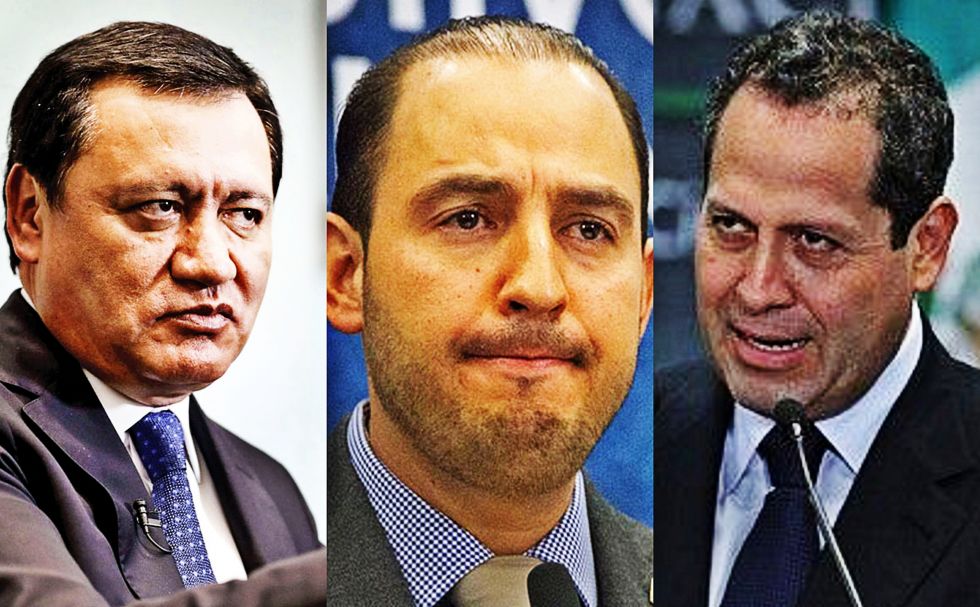 Osorio Chong, Eruviel y Marko Cortés son los políticos más repudiados del país