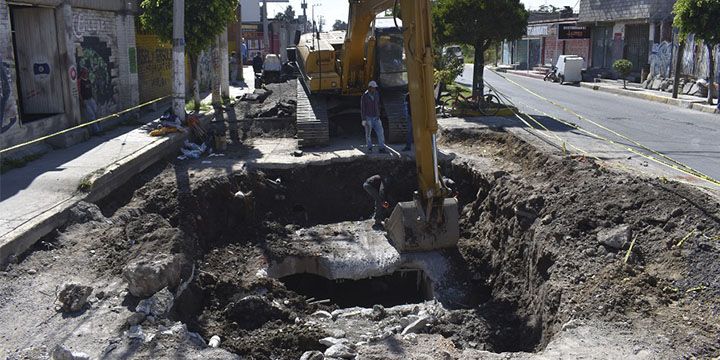 ODAPAS Chimalhuacan rehabilita sistema de drenaje de Acuitlapilco