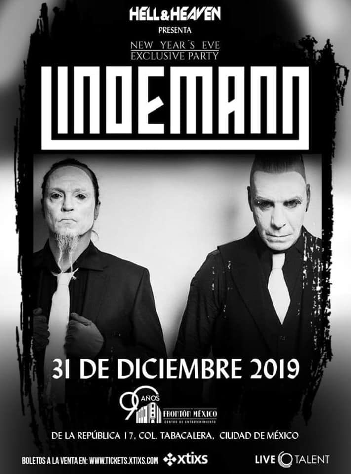 Lindemann en Frontón México 