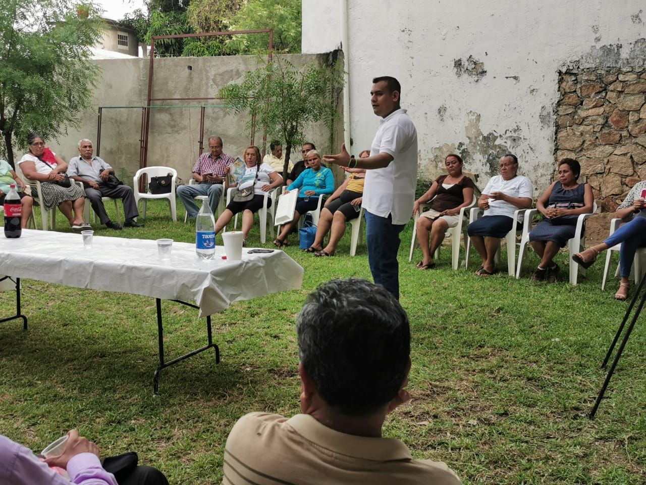 Cierra Yair García el año con reunión de comités vecinales del Distrito 4to Federal