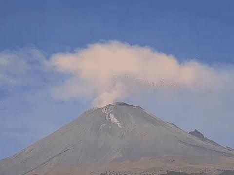 Reportes de monitoreo del volcán Popocatépetl 