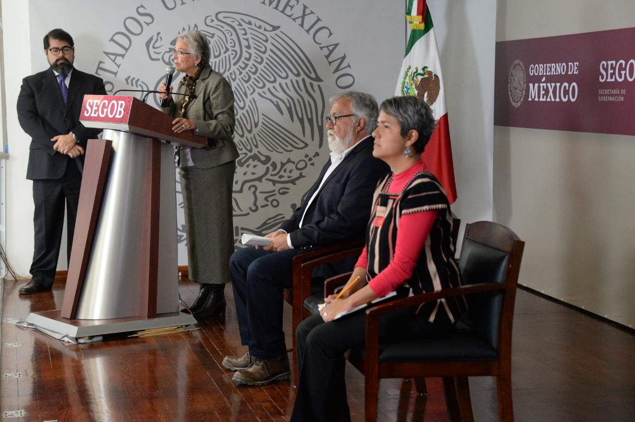 Política pública de la Secretaría de Gobernación encaminada a la justicia transicional, refrenda Olga Sánchez Cordero