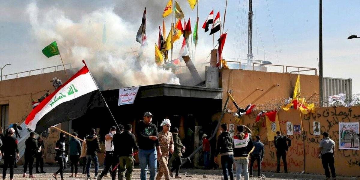Dos cohetes impactan cerca de Embajada de EU en Bagdad