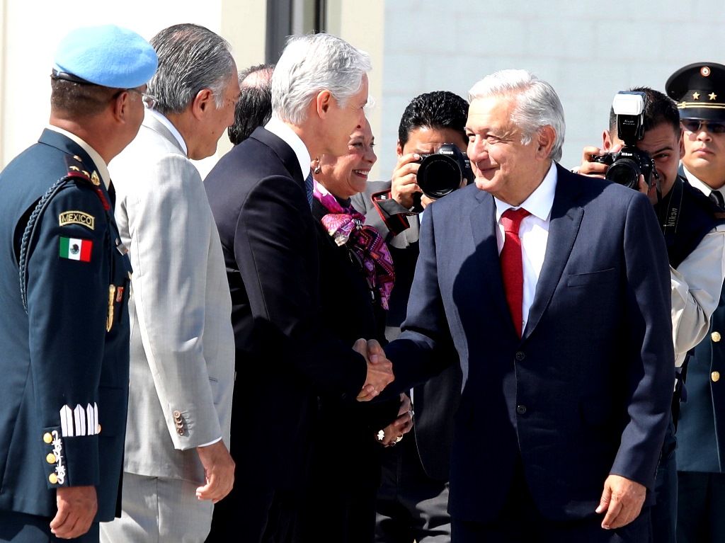 Alfredo del Mazo asiste a la inauguración del Centro de Entrenamiento Conjunto de Operaciones de Paz de México