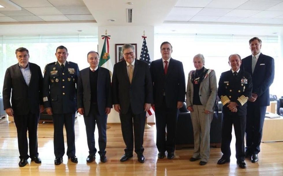 Acuerdan México y Estados Unidos programa contra armas y drogas tras visita de William Barr
