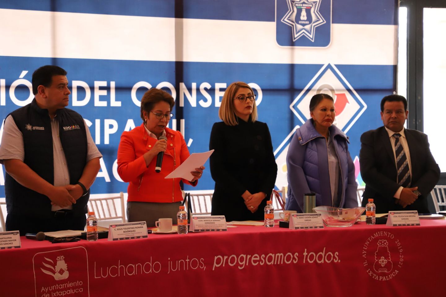Nancy Gómez asiste a Quinta Sesión Ordinaria del Consejo Intermunicipal de Seguridad 