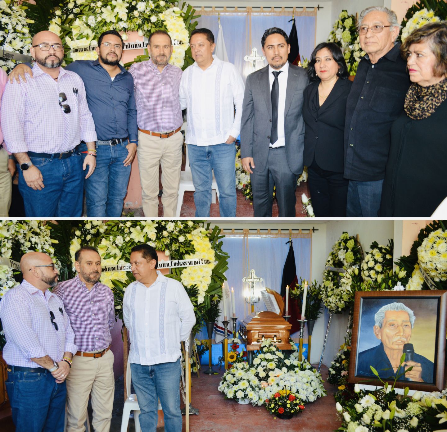 Expresan diputados sus condolencias a familiares de don Pablo Sandoval Cruz 