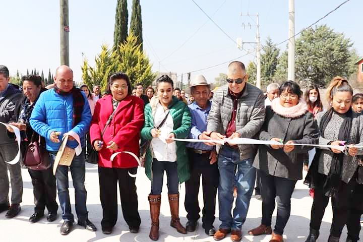 Gobierno de Acolman inaugura la pavimentación de 4 calles 