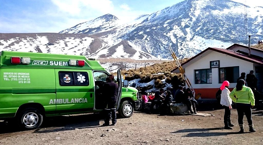 El SUEM esta preparado para visitar el Nevado de Toluca