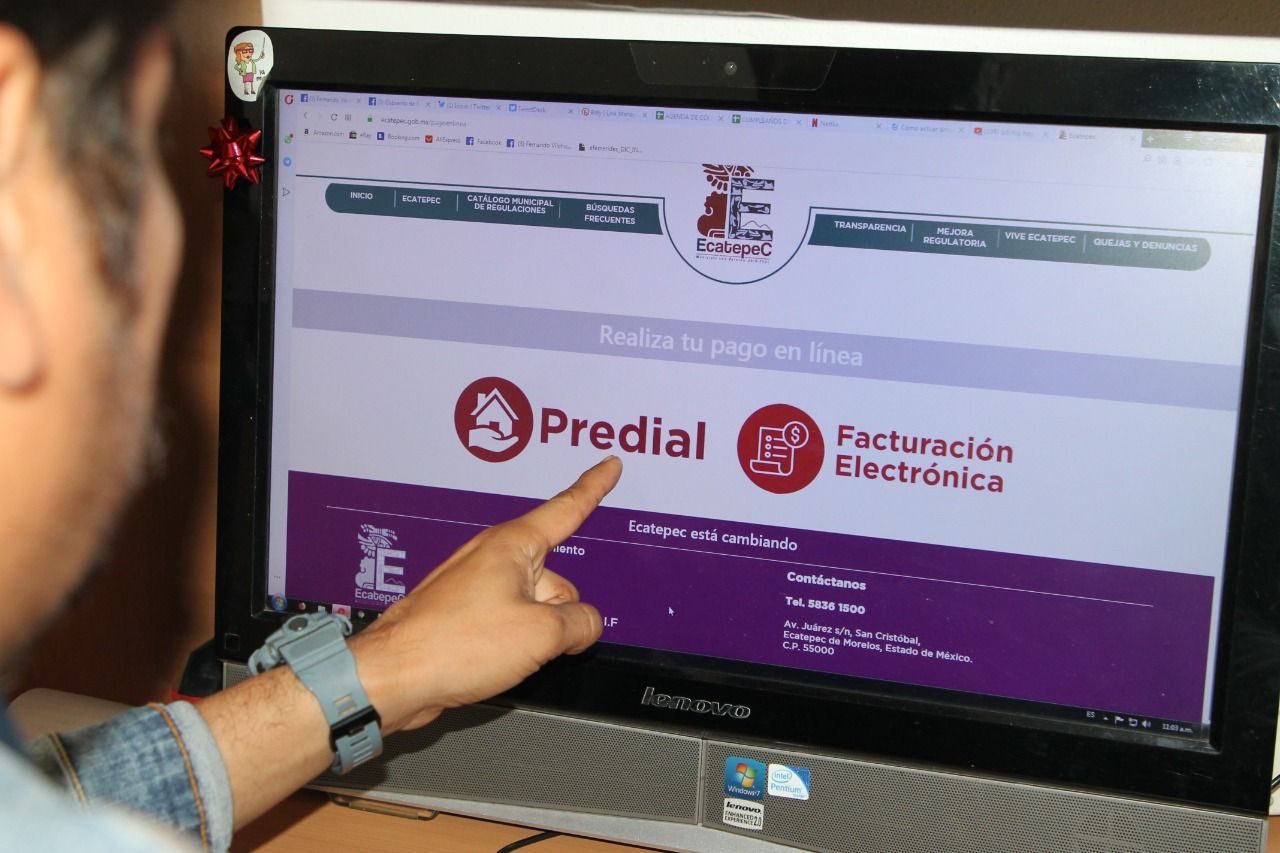 Ecatepec crea plataforma digital para pagar el impuesto predial en línea