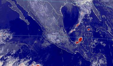 En Campeche, Chiapas, Oaxaca, Quintana Roo, Tabasco, Veracruz y Yucatán se prevén lluvias fuertes
