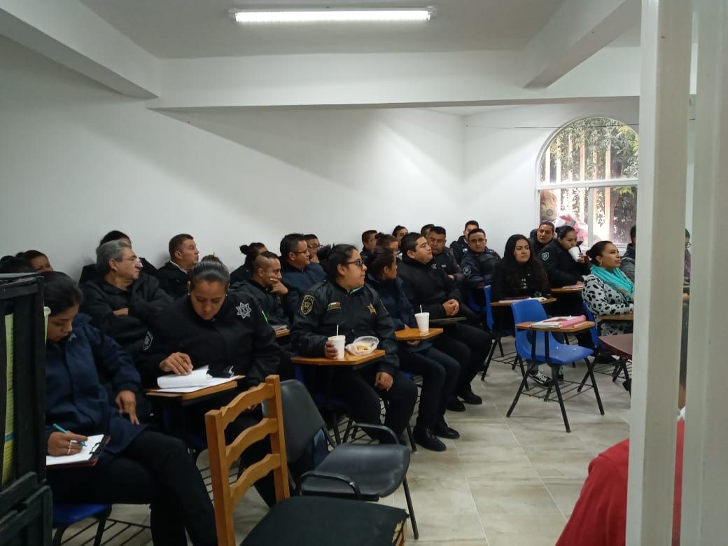 Policía de Género de Chimalhuacán se capacita en prevención de violencia política   