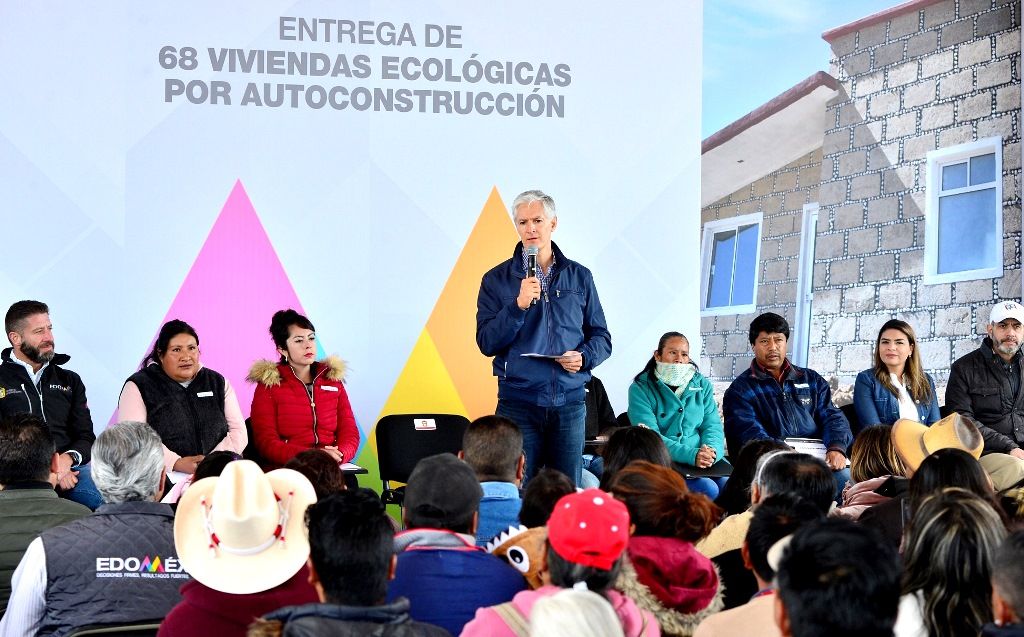 Más de 48 mil familias mexiquenses mejoran condiciones de vivienda: Alfredo del Mazo
