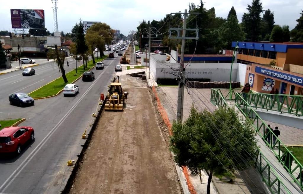 Ampliación y modernización de la avenida Tecnológico en Metepec