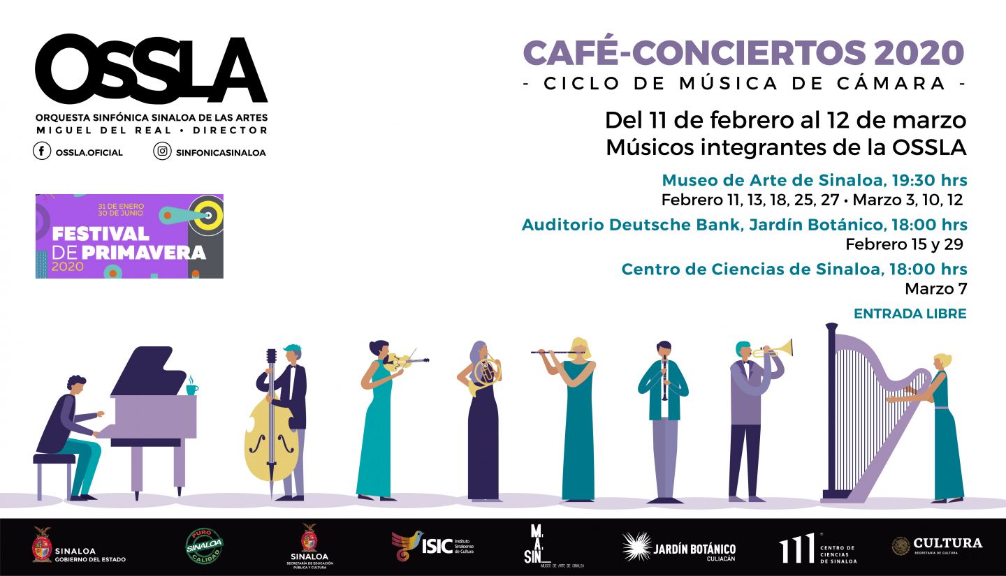 El martes 11 inicia la Temporada de Café Conciertos de la OSSLA, en el MASIN