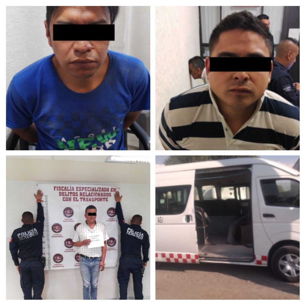 Can tres por robo de vehículo con violencia en Texcoco