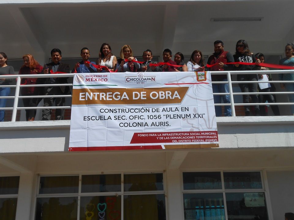 Autoridades fortalecen a escuelas en Chicoloapan