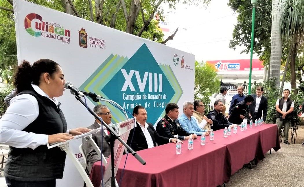 Arranca Campaña Permanente de Donación de Armas de Fuego en Culiacán
