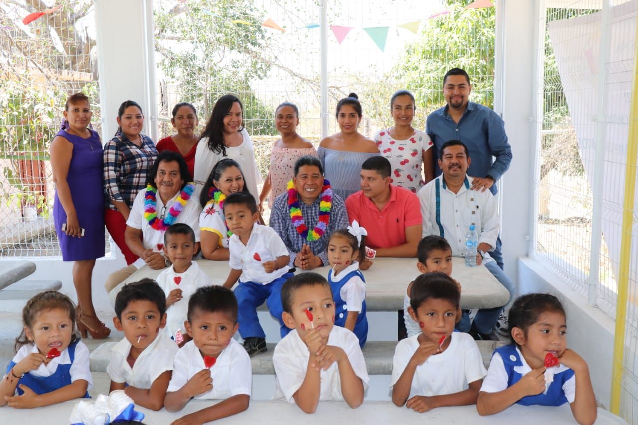 Inaugura Tomás Hernández comedor escolar en comunidad de San Marcos 